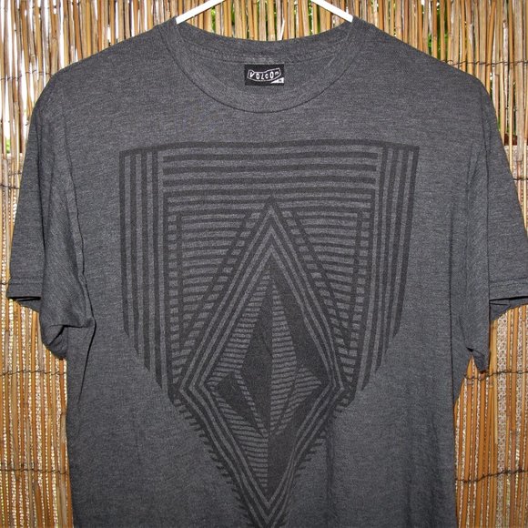 Volcom Stone Dark Gray T-Shirt (Size: M) - Picture 2 of 4